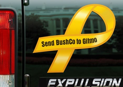 Send Bush to Gitmo Ribbon