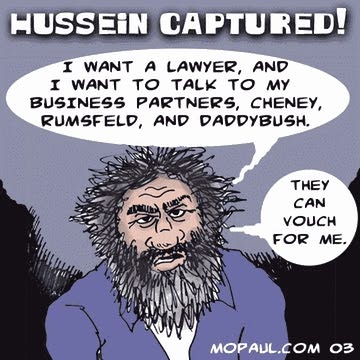 Hussein Captured!