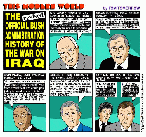 The Official Bush History of War On Iraq