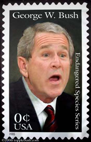 George W. Bush stamp