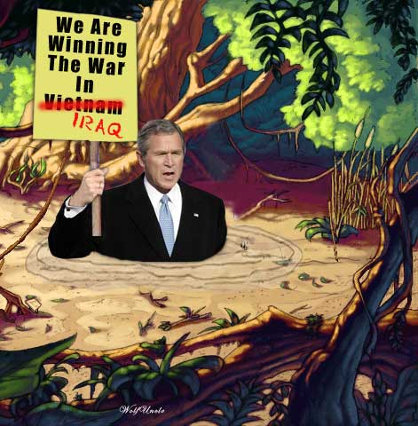 Bush winning war