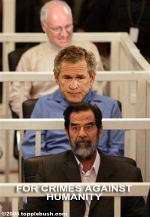 Saddam in court